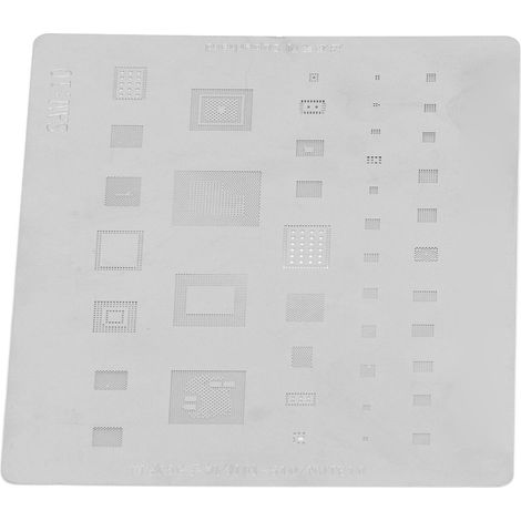 Reballing-Vorrichtung für Prozessoren, Löt-Reparaturgitter aus Edelstahl, Lötschablone für die Handy-Reparatur (1/5)