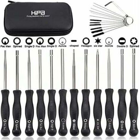 Ensemble de 12 outils de réglage de carburateur et tournevis de réglage pour moteur à 2 temps, pour débroussailleuses, tronçonneuses Poulan, Husqvarna, STHIL, Echo., (1/4)