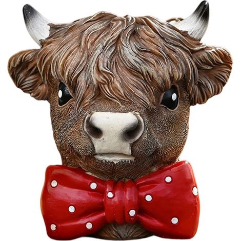 Figurines Vache Figurines De Table Vache Écossaise Mignonnes Style Ferme Décoration Vache Pour Amateurs De Veaux, Maison, Jardin, Cuisine, Bureau, Plateau, Étagère, Cheminée (1/5)