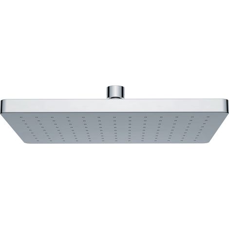 Regendusche Bernstein ABS-Duschkopf D2517 selbstreinigend 25x17cm Chrom