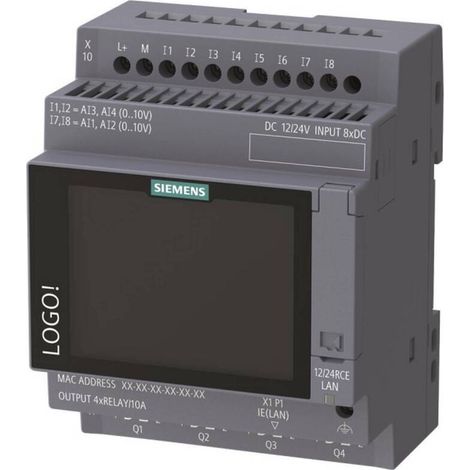 [NEUWERTIG] B-Ware Siemens SPS-Steuerungsmodul LOGO 12/24 6ED1052-1MD08-0BA3 DC 12 24V (1/2)
