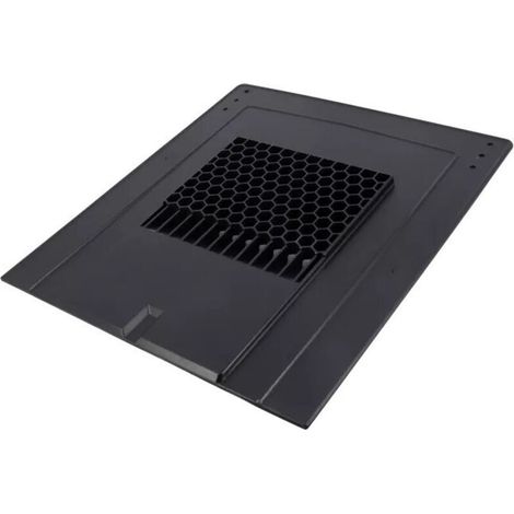 Chatière de ventilation 145 cm² TAC145 – Synthétique anti-UV – Pour toiture en ardoise et fibre-ciment – Raccordement ø125/100 mm - 145cm2 (1/5)