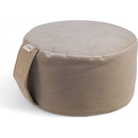 Cuscino da meditazione, zafu con grano saraceno - beige (1/3)