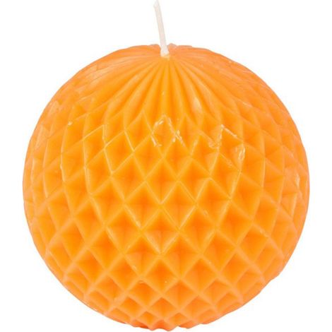 Bougie Déco "Tropical Fresh" 9cm Orange (1/2)