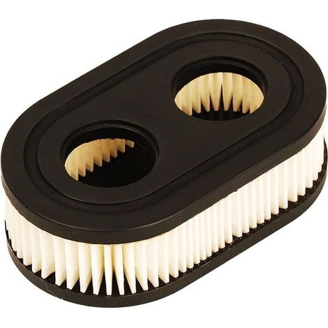 Set mit 2 Luftfiltern inklusive Zündkerze, kompatibel mit Briggs & Stratton Rasenmähern 798452 593260. Kompatibel mit Oregon 30-168 Rotary 14364. (1/5)