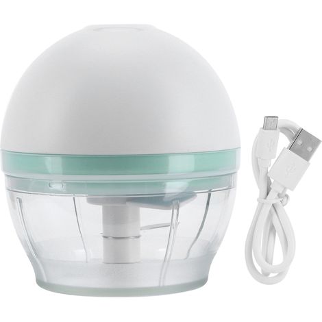 Hachoir à Ail Électrique Mini avec Recharge USB, Broyeur de Viande et Gadget de Cuisine Pratique (1/5)