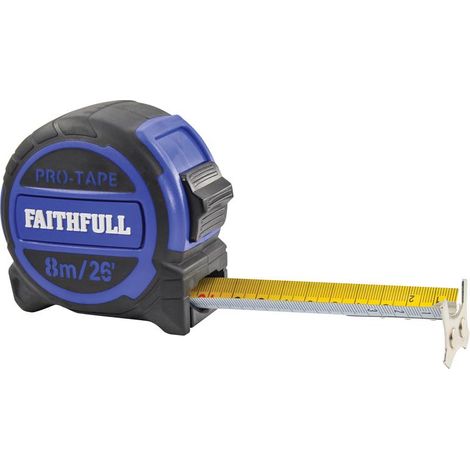 Faithfull Pro Tape Measure 8m/26ft (Width 32mm) FAITM832MI (1/3)