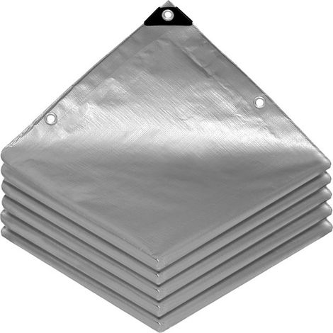 Lona De Protección - Polietileno 140 G M2 - Impermeable Antiuv - Con Ojales - Para Jardín Piscina Muebles - 1,5 X 2 M (1/5)
