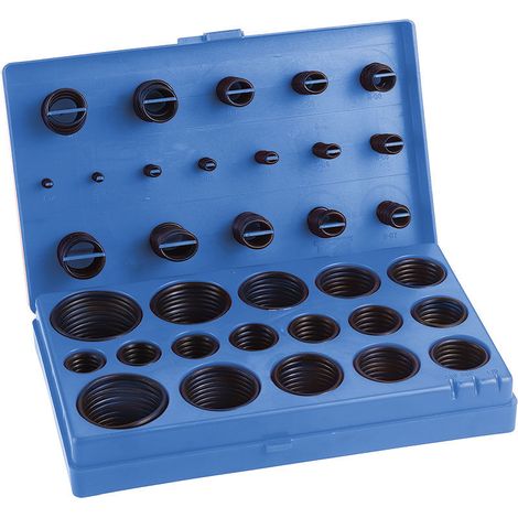 COFFRET DE JOINTS TORIQUES 419 PCS CAOUTCHOUC POUCES PLOMBERIE 0299/P (1/2)