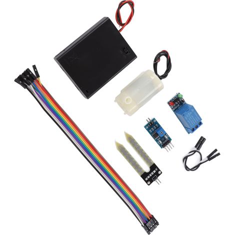 Kit de câblage pour pompe d'arrosage automatique de fleurs, module relais d'irrigation, module capteur d'humidité du sol (1/5)