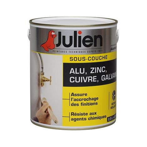 Grundierung Aluminium/Zink/Galva 0,5 l - Julien