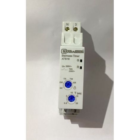 Relè Temporizzato Multifunzione con 3 selettori 1M SD-ATS16