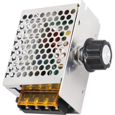 1 Régulateur de vitesse 4000 W, Thyristor AC 220 V, Contrôle tension pour moteur et outil électrique (1/5)