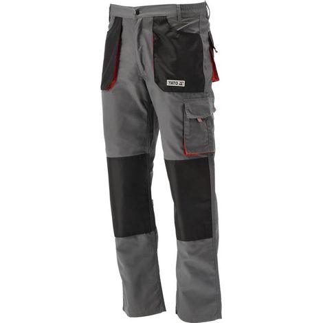 Arbeitshose DAN grau/rot Gr. XXL (1/5)