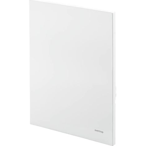 OVENTROP Tapa para Unibox T-RTL vario, TQ-RTL vario, T vario, TQ vario y E BV vario cerrada, Vidrio real blanco, 1022774