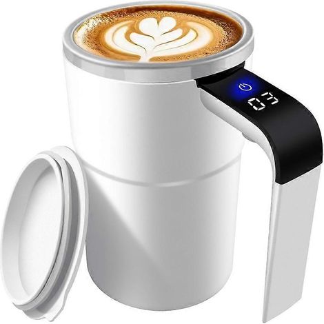 Automatique auto mélange mug à café, électrique mélange tasse avec magnétique stirrer, rechargeable mixer tasse (1/5)