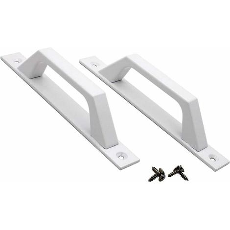 royaluxe - Poignée de porte en aluminium de montage en verre en plastique de cuisine Poignée de porte en alliage d'aluminium (1/5)