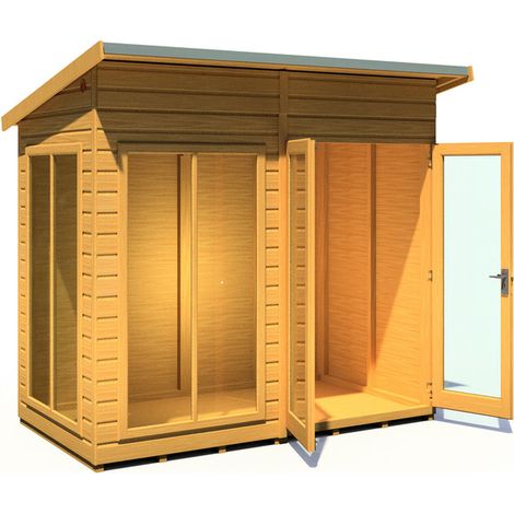 Lela 8x4 Summerhouse - L125.8 x W238 x H229.9 cm (1/5)