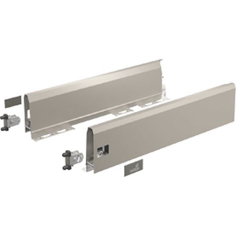 Hettich MB-Schubkastenzarge, ArciTech Flexible Sets, 9182522, 350mm, ls/rs, champagner