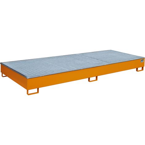 Bauer Regalwanne mit PE-Einsatz RW-GR 3300-2 PE, lackiert, Gelborange