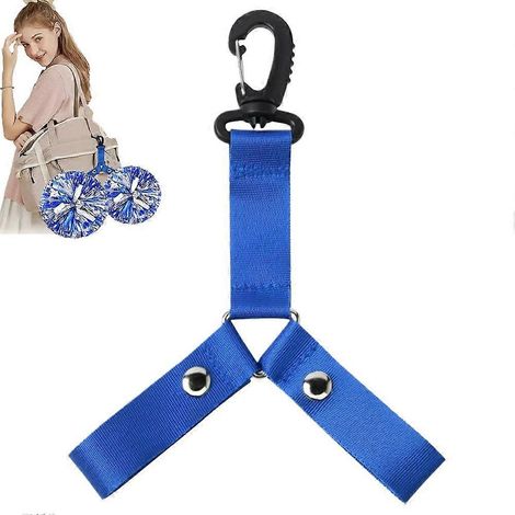 Porte-pompons à pression - Clip pour sac à dos de pom-pom girl, polyester, 8 cm (1/5)