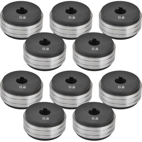 10 Roues d'entraînement en acier et nylon pour soudeur, galets de guidage pour 200A 350A 500A, lot de 10 pièces (1/5)
