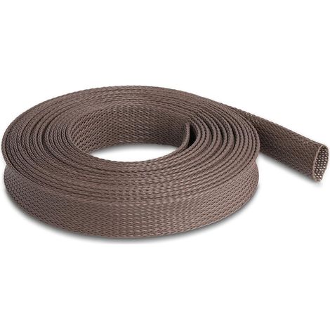 TUYAU TRESSÉ RÉSISTANT AUX RONGEURS MARRON 5 M X 25 MM DELOCK 20906
