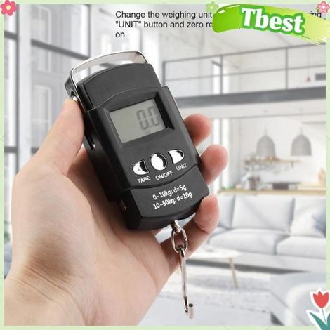 Tbest Balance numérique échelle de Poids électronique Portable de 50 Kg / 10g échelle de Poids électronique Portable art cuisine (1/5)