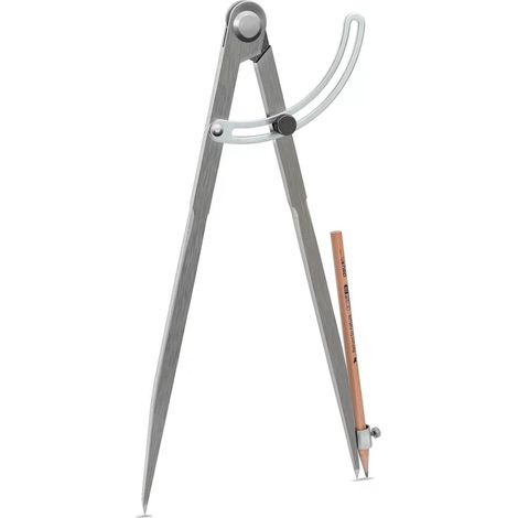 Grand compas professionnel pour le travail du bois, compas à ailettes de 30 cm, compas de géométrie, outil de dessin au compas