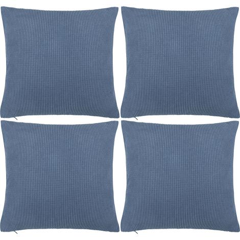 4-Piece Polyester Corn Stripe Throw Pillow Cover for Sofa (1/5)