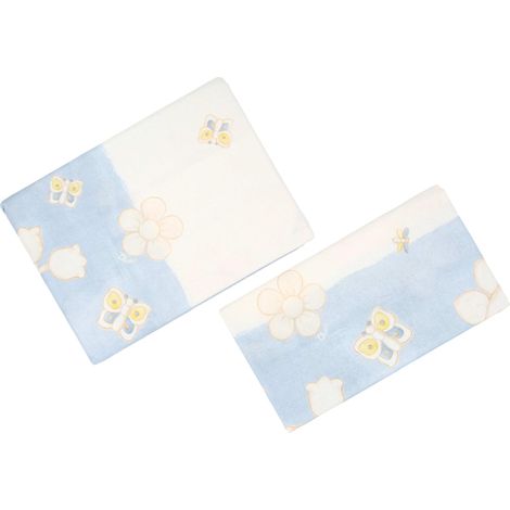 Housse de Couette en Papier à Sucre Ligne Elegance S 100% Coton (1/2)