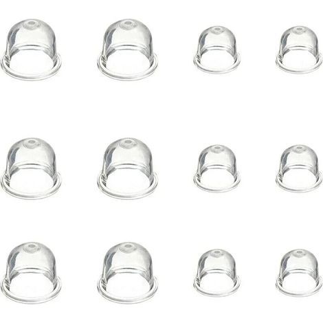 Juego de 12 bombillas de cebado para carburador - 19 mm y 22 mm - Bombilla de cebado - Accesorios para carburador de desbrozadora, motosierra, soplador y cortacésped (1/4)