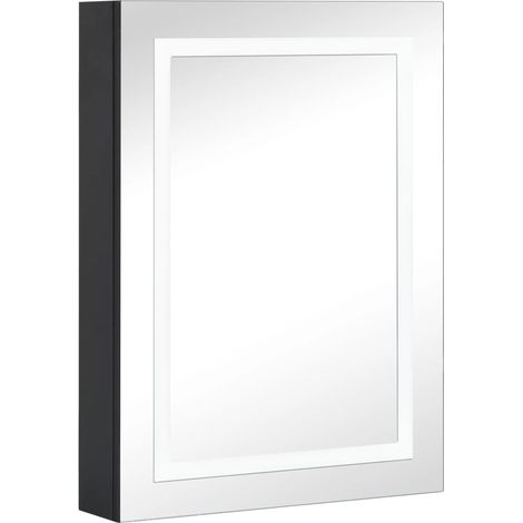 Armoire de salle de bain à miroir à LED 50x13x70 cm 2 (1/5)