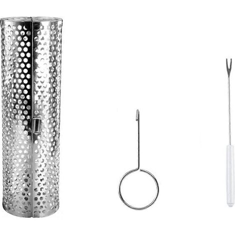 Offener rollbarer Grillkorb, Grillnetz, großer Grillkorb