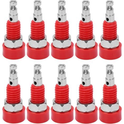 10pcs Female Banana Connector 2mm Jack Panel Mini Terminal for Electronic Instruments