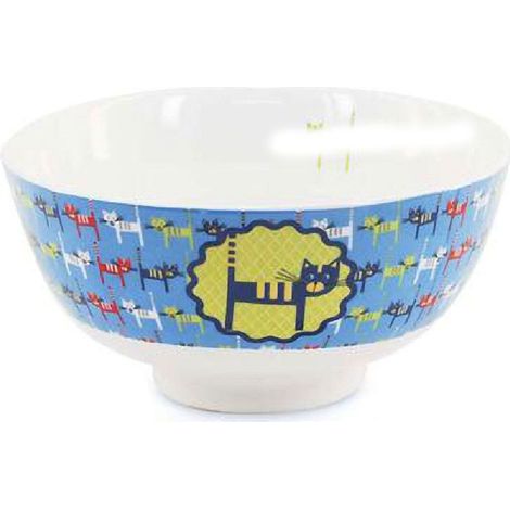 Grand bol Chat - Turquoise