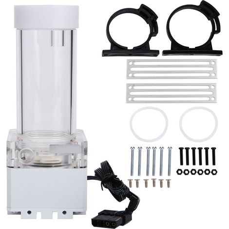 PC 800L/h Wasserpumpe mit Schnellkühlung – Kühlkopf 4 Meter – 17 cm, Weiß (1/5)