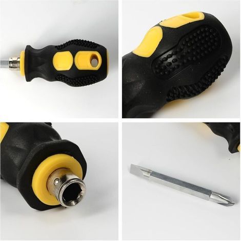 Mini Tournevis Réversible Compact et Polyvalent pour Réparations Précises de Petits Appareils Électroniques et Montres (1/3)