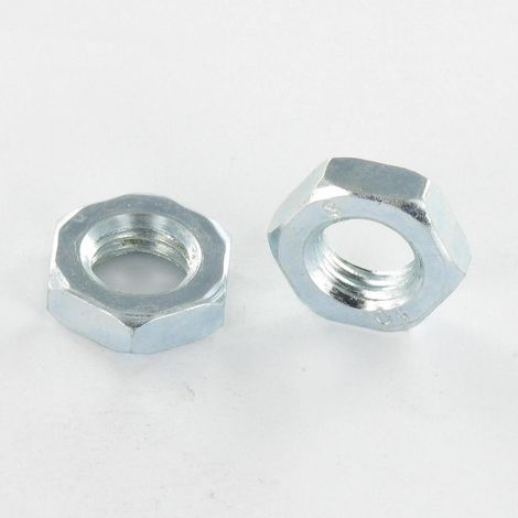Ecrou hexagonal bas hm/contre Ecrou M8 Acier zingué-1 pièce
