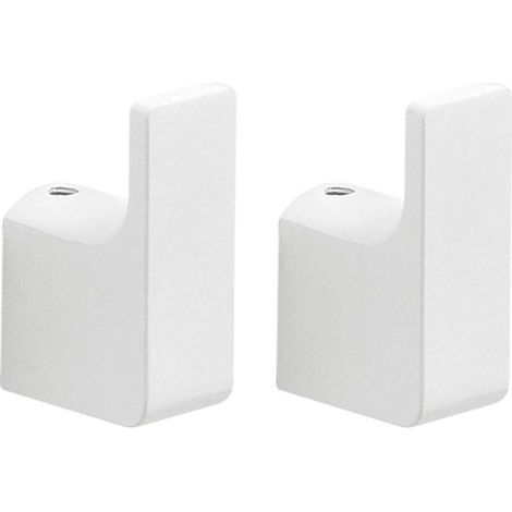 Sapho Gedy Pirenei - Gancho 2x, blanco mate PI2702 (1/3)