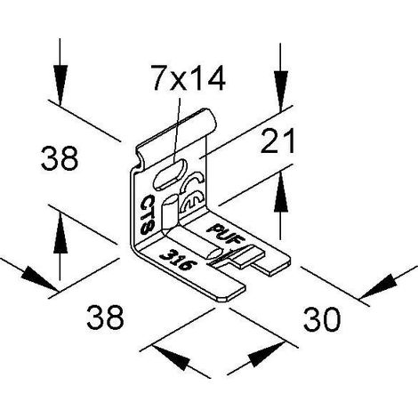 Niedax Auslegerbefestigung Geomet GTWAB 50 FG (1/2)