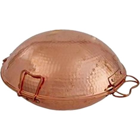 Cataplana - Kupfer, für die Zubereitung von Fisch, Fleisch und Meeresfrüchten, 30cm