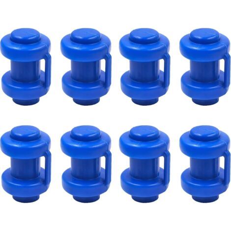 Sunshine smile Capuchons De Pôle De Trampoline,Capuchons de poteaux pour poteaux de Filet de Trampoline, Casquettes de Trampoline,Filet de Sécurité Pièce de Rechange, Casquette de pôle (1/5)
