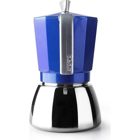 CAFETERA ITALIANA IBILI 629309 ELBA BLUE 9 TAZAS INDUCCION (1/4)