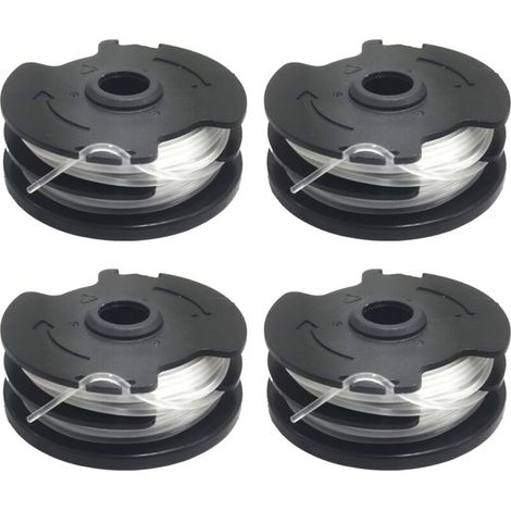 Bobine de tondeuse à gazon compatible avec tondeuse sans fil Parkside PRTA 20-Li C3 IAN351753 (4pcs)-