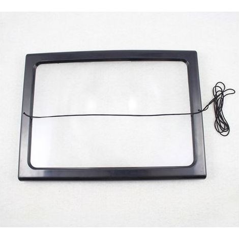 HAS4 Full Page Magnifier of Reading Magnifier with 4 LED Lamp Lens of Grossissement 3X (1/5)