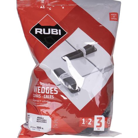 RUBI 03954 DELTA LEVEL SYSTEM N Cuña Bolsa 400 Unidades - ref: 03954