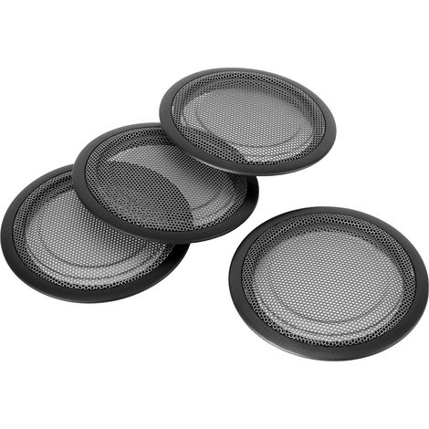 Cache-haut-parleur intérieur de porte, anneau de klaxon, compatible avec BMW Série 3/4 GT F30/F31/F34/F35/F32/F33/F36 (2013-2019), noir (1/5)