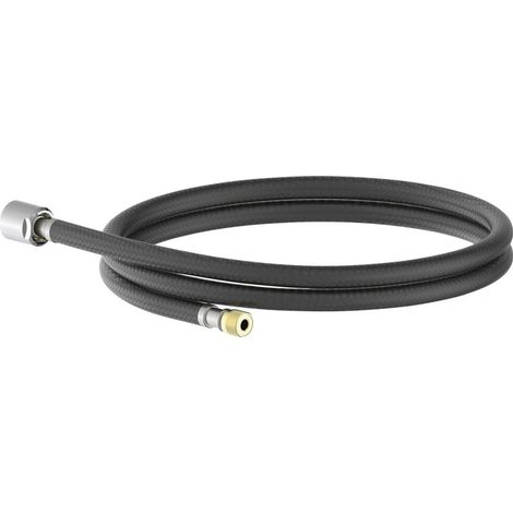 KIRCHHOFF Geschirrbrauseschlauch 150 cm, Schwarz, 1/2" x M15AG (1/4)