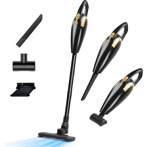 6-en-1 Aspirateur balai sans fil, 120 W, 12 kPa, 30 min d'autonomie, filtre HEPA lavable, léger 1,5 kg (1/5)